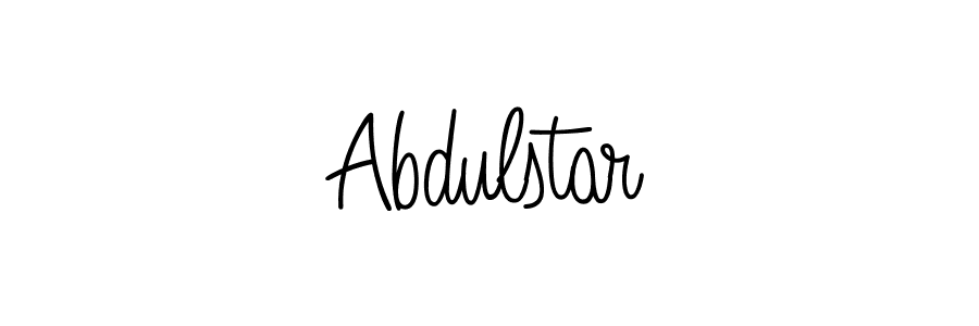 You should practise on your own different ways (Angelique-Rose-font-FFP) to write your name (Abdulstar) in signature. don't let someone else do it for you. Abdulstar signature style 5 images and pictures png