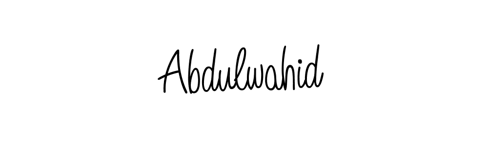 Also we have Abdulwahid name is the best signature style. Create professional handwritten signature collection using Angelique-Rose-font-FFP autograph style. Abdulwahid signature style 5 images and pictures png