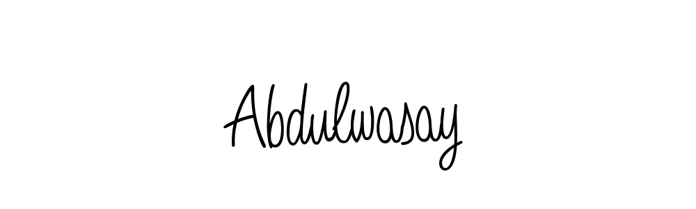 How to make Abdulwasay signature? Angelique-Rose-font-FFP is a professional autograph style. Create handwritten signature for Abdulwasay name. Abdulwasay signature style 5 images and pictures png