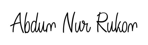 A timeless handwritten aesthetic for Abdun Nur Rukon. The Angelique-Rose-font-FFP font gives your signature a handcrafted feel with natural curves. Abdun Nur Rukon signature style 5 images and pictures png