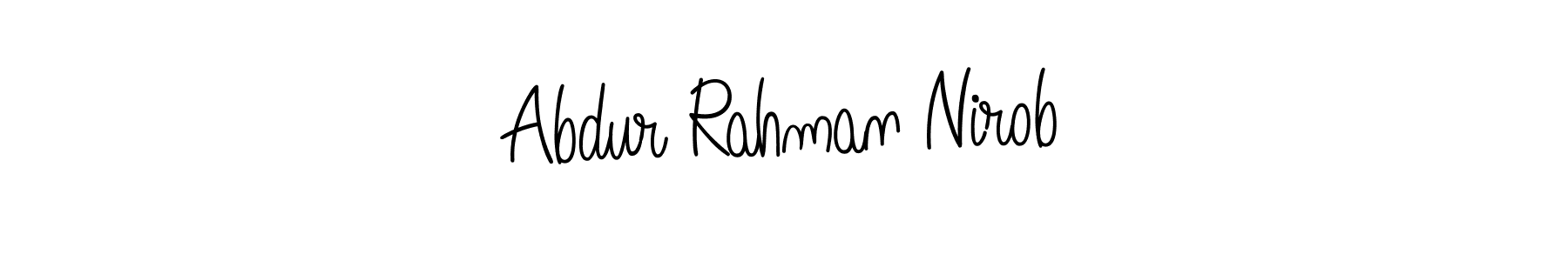 See photos of Abdur Rahman Nirob official signature by Spectra . Check more albums & portfolios. Read reviews & check more about Angelique-Rose-font-FFP font. Abdur Rahman Nirob signature style 5 images and pictures png