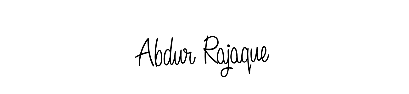 Make a short Abdur Rajaque signature style. Manage your documents anywhere anytime using Angelique-Rose-font-FFP. Create and add eSignatures, submit forms, share and send files easily. Abdur Rajaque signature style 5 images and pictures png