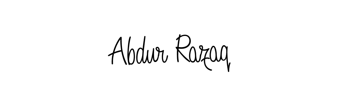 Make a short Abdur Razaq signature style. Manage your documents anywhere anytime using Angelique-Rose-font-FFP. Create and add eSignatures, submit forms, share and send files easily. Abdur Razaq signature style 5 images and pictures png