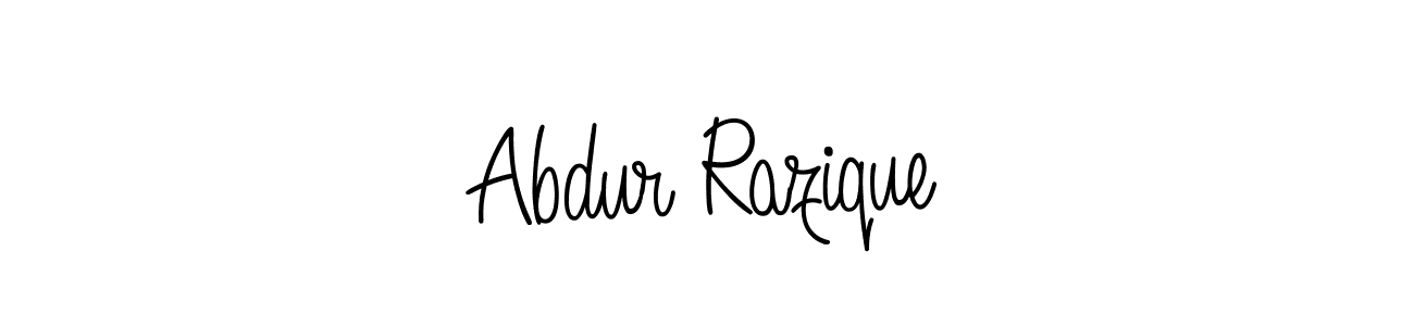 Similarly Angelique-Rose-font-FFP is the best handwritten signature design. Signature creator online .You can use it as an online autograph creator for name Abdur Razique. Abdur Razique signature style 5 images and pictures png