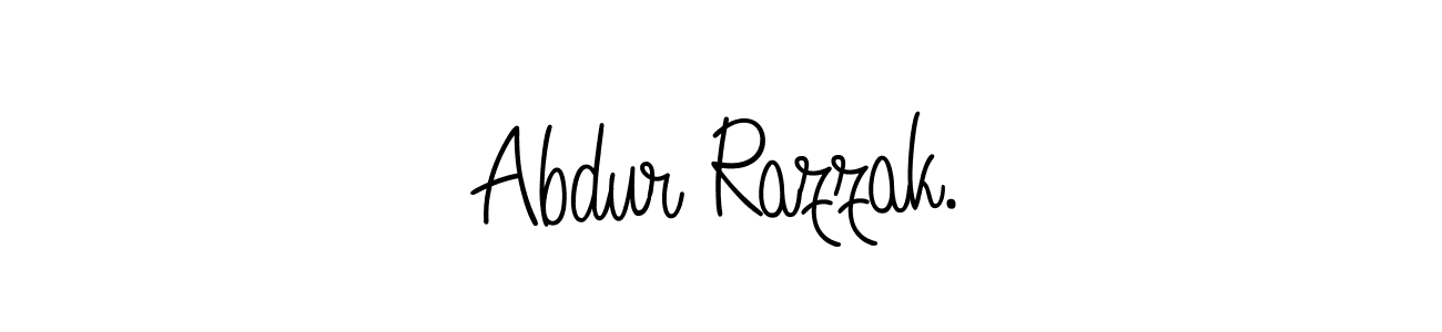 It looks lik you need a new signature style for name Abdur Razzak.. Design unique handwritten (Angelique-Rose-font-FFP) signature with our free signature maker in just a few clicks. Abdur Razzak. signature style 5 images and pictures png