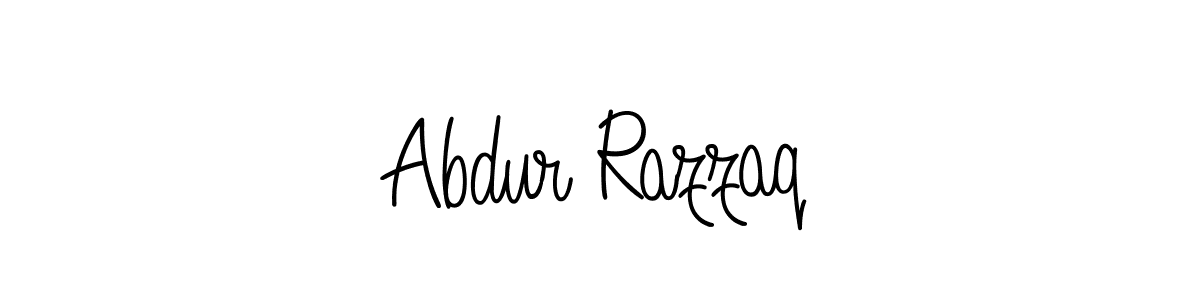 It looks lik you need a new signature style for name Abdur Razzaq. Design unique handwritten (Angelique-Rose-font-FFP) signature with our free signature maker in just a few clicks. Abdur Razzaq signature style 5 images and pictures png
