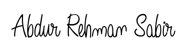The Angelique-Rose-font-FFP font gives name Abdur Rehman Sabir a signature that looks effortless yet distinguished. Download high-res PNG instantly. Abdur Rehman Sabir signature style 5 images and pictures png