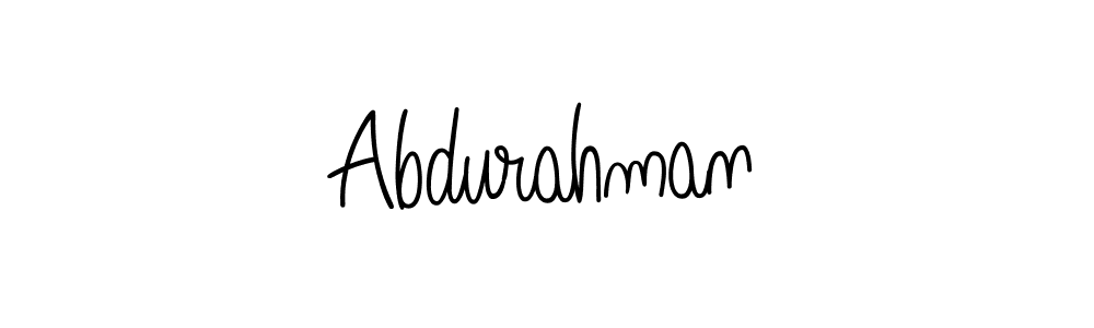 Create a beautiful signature design for name Abdurahman. With this signature (Angelique-Rose-font-FFP) fonts, you can make a handwritten signature for free. Abdurahman signature style 5 images and pictures png