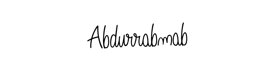 How to Draw Abdurrabmab signature style? Angelique-Rose-font-FFP is a latest design signature styles for name Abdurrabmab. Abdurrabmab signature style 5 images and pictures png