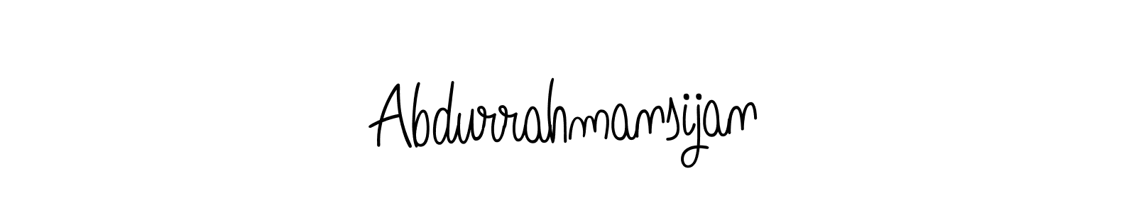 You can use this online signature creator to create a handwritten signature for the name Abdurrahmansijan. This is the best online autograph maker. Abdurrahmansijan signature style 5 images and pictures png