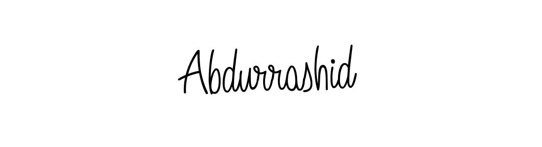 Check out images of Autograph of Abdurrashid name. Actor Abdurrashid Signature Style. Angelique-Rose-font-FFP is a professional sign style online. Abdurrashid signature style 5 images and pictures png