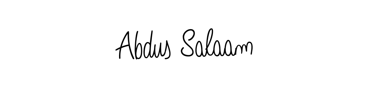 Angelique-Rose-font-FFP is a professional signature style that is perfect for those who want to add a touch of class to their signature. It is also a great choice for those who want to make their signature more unique. Get Abdus Salaam name to fancy signature for free. Abdus Salaam signature style 5 images and pictures png
