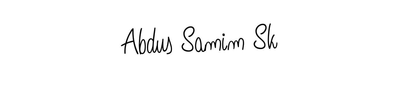 Angelique-Rose-font-FFP is a professional signature style that is perfect for those who want to add a touch of class to their signature. It is also a great choice for those who want to make their signature more unique. Get Abdus Samim Sk name to fancy signature for free. Abdus Samim Sk signature style 5 images and pictures png