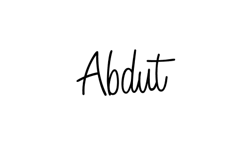 Once you've used our free online signature maker to create your best signature Angelique-Rose-font-FFP style, it's time to enjoy all of the benefits that Abdut name signing documents. Abdut signature style 5 images and pictures png