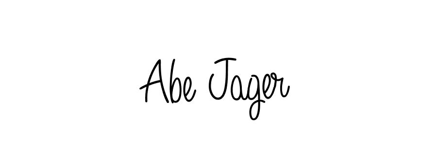 The best way (Angelique-Rose-font-FFP) to make a short signature is to pick only two or three words in your name. The name Abe Jager include a total of six letters. For converting this name. Abe Jager signature style 5 images and pictures png