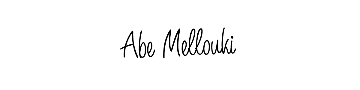 Create a beautiful signature design for name Abe Mellouki. With this signature (Angelique-Rose-font-FFP) fonts, you can make a handwritten signature for free. Abe Mellouki signature style 5 images and pictures png