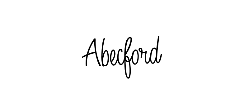 You should practise on your own different ways (Angelique-Rose-font-FFP) to write your name (Abecford) in signature. don't let someone else do it for you. Abecford signature style 5 images and pictures png