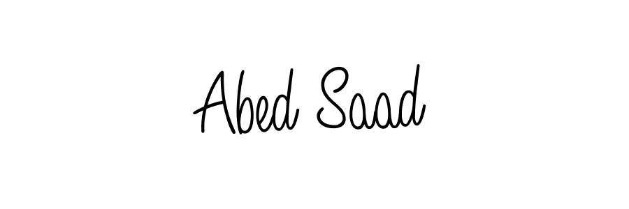 Best and Professional Signature Style for Abed Saad. Angelique-Rose-font-FFP Best Signature Style Collection. Abed Saad signature style 5 images and pictures png