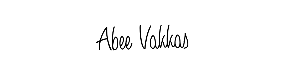 Check out images of Autograph of Abee Vakkas name. Actor Abee Vakkas Signature Style. Angelique-Rose-font-FFP is a professional sign style online. Abee Vakkas signature style 5 images and pictures png