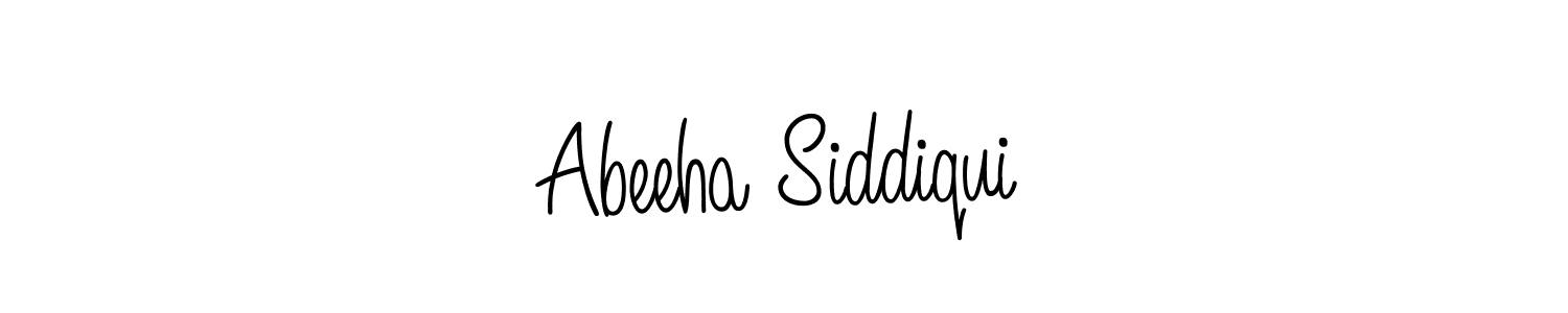 Once you've used our free online signature maker to create your best signature Angelique-Rose-font-FFP style, it's time to enjoy all of the benefits that Abeeha Siddiqui name signing documents. Abeeha Siddiqui signature style 5 images and pictures png