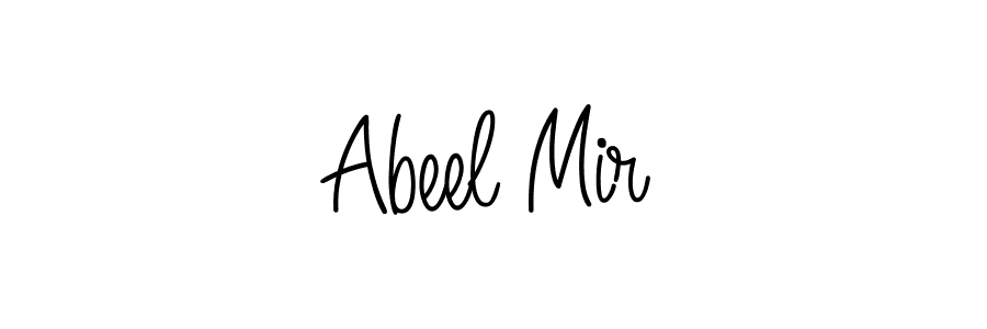 How to make Abeel Mir signature? Angelique-Rose-font-FFP is a professional autograph style. Create handwritten signature for Abeel Mir name. Abeel Mir signature style 5 images and pictures png