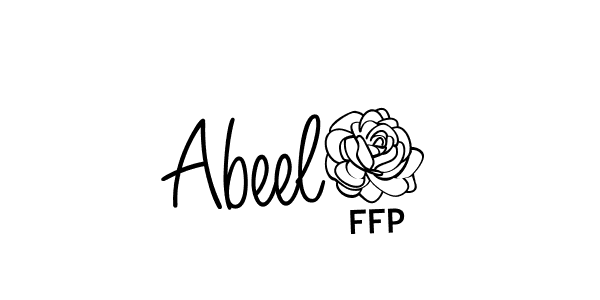 How to Draw Abeel7 signature style? Angelique-Rose-font-FFP is a latest design signature styles for name Abeel7. Abeel7 signature style 5 images and pictures png