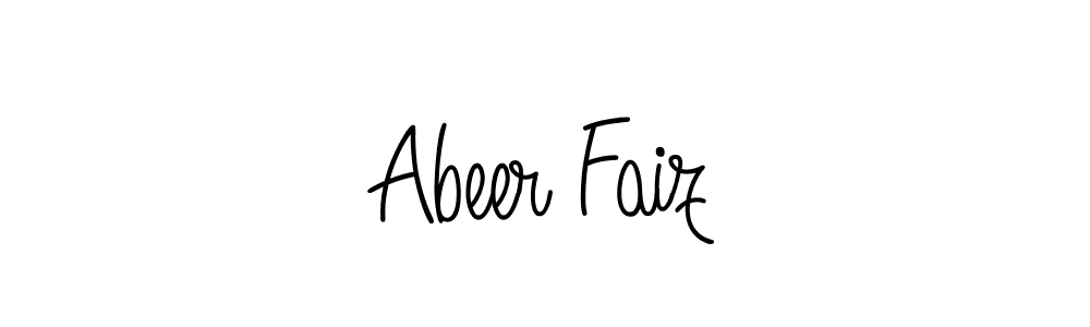 You can use this online signature creator to create a handwritten signature for the name Abeer Faiz. This is the best online autograph maker. Abeer Faiz signature style 5 images and pictures png