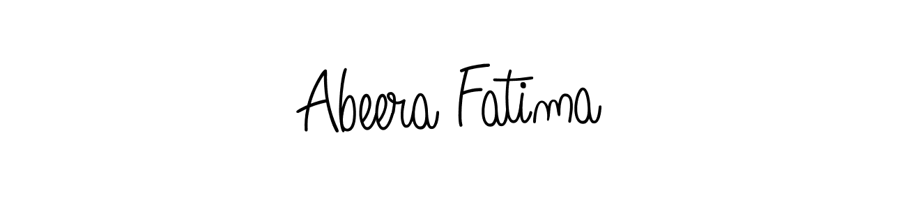 Abeera Fatima stylish signature style. Best Handwritten Sign (Angelique-Rose-font-FFP) for my name. Handwritten Signature Collection Ideas for my name Abeera Fatima. Abeera Fatima signature style 5 images and pictures png