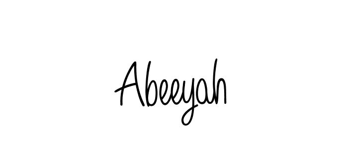 Make a beautiful signature design for name Abeeyah. Use this online signature maker to create a handwritten signature for free. Abeeyah signature style 5 images and pictures png