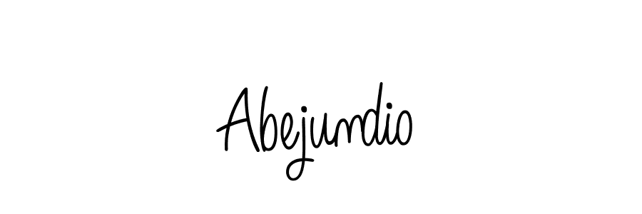 Design your own signature with our free online signature maker. With this signature software, you can create a handwritten (Angelique-Rose-font-FFP) signature for name Abejundio. Abejundio signature style 5 images and pictures png