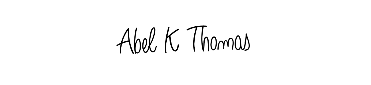 Also we have Abel K Thomas name is the best signature style. Create professional handwritten signature collection using Angelique-Rose-font-FFP autograph style. Abel K Thomas signature style 5 images and pictures png