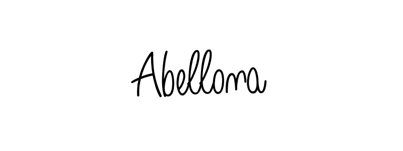Once you've used our free online signature maker to create your best signature Angelique-Rose-font-FFP style, it's time to enjoy all of the benefits that Abellona name signing documents. Abellona signature style 5 images and pictures png