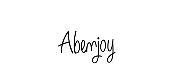 Design your own signature with our free online signature maker. With this signature software, you can create a handwritten (Angelique-Rose-font-FFP) signature for name Abenjoy. Abenjoy signature style 5 images and pictures png