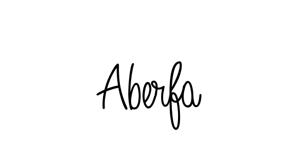 The best way (Angelique-Rose-font-FFP) to make a short signature is to pick only two or three words in your name. The name Aberfa include a total of six letters. For converting this name. Aberfa signature style 5 images and pictures png