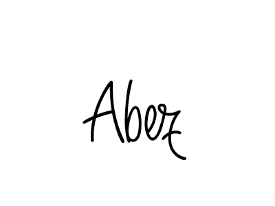 Create a beautiful signature design for name Abez. With this signature (Angelique-Rose-font-FFP) fonts, you can make a handwritten signature for free. Abez signature style 5 images and pictures png