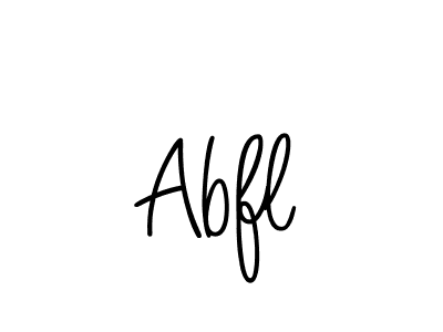 Use a signature maker to create a handwritten signature online. With this signature software, you can design (Angelique-Rose-font-FFP) your own signature for name Abfl. Abfl signature style 5 images and pictures png