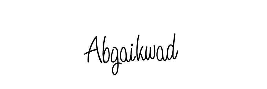 Use a signature maker to create a handwritten signature online. With this signature software, you can design (Angelique-Rose-font-FFP) your own signature for name Abgaikwad. Abgaikwad signature style 5 images and pictures png