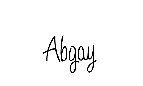 The best way (Angelique-Rose-font-FFP) to make a short signature is to pick only two or three words in your name. The name Abgay include a total of six letters. For converting this name. Abgay signature style 5 images and pictures png