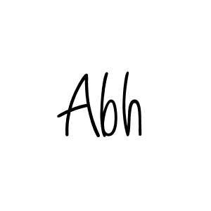 Use a signature maker to create a handwritten signature online. With this signature software, you can design (Angelique-Rose-font-FFP) your own signature for name Abh. Abh signature style 5 images and pictures png