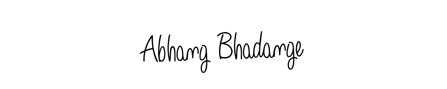 Make a short Abhang Bhadange signature style. Manage your documents anywhere anytime using Angelique-Rose-font-FFP. Create and add eSignatures, submit forms, share and send files easily. Abhang Bhadange signature style 5 images and pictures png
