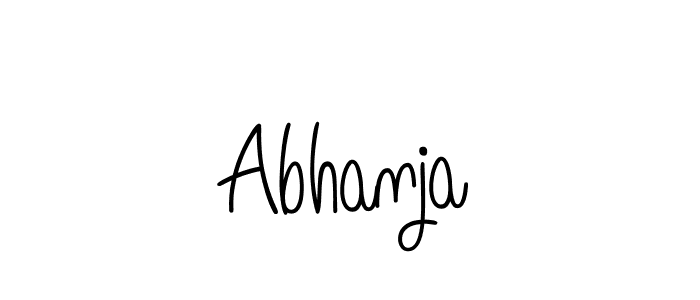 if you are searching for the best signature style for your name Abhanja. so please give up your signature search. here we have designed multiple signature styles  using Angelique-Rose-font-FFP. Abhanja signature style 5 images and pictures png