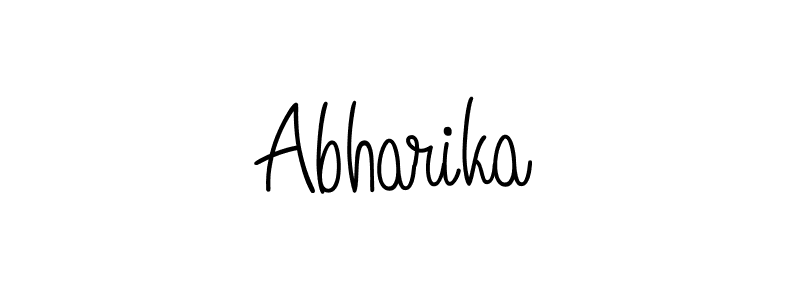 How to Draw Abharika signature style? Angelique-Rose-font-FFP is a latest design signature styles for name Abharika. Abharika signature style 5 images and pictures png