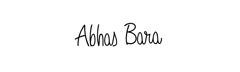 How to make Abhas Bara name signature. Use Angelique-Rose-font-FFP style for creating short signs online. This is the latest handwritten sign. Abhas Bara signature style 5 images and pictures png