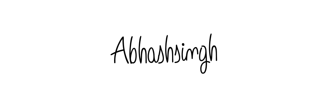 How to make Abhashsingh name signature. Use Angelique-Rose-font-FFP style for creating short signs online. This is the latest handwritten sign. Abhashsingh signature style 5 images and pictures png