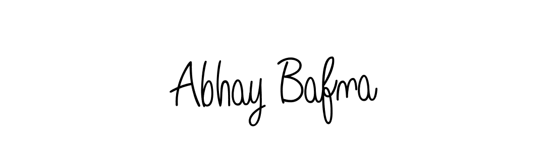 How to make Abhay Bafna signature? Angelique-Rose-font-FFP is a professional autograph style. Create handwritten signature for Abhay Bafna name. Abhay Bafna signature style 5 images and pictures png