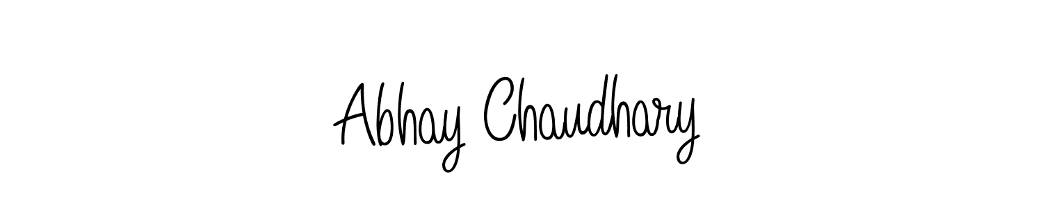 How to make Abhay Chaudhary signature? Angelique-Rose-font-FFP is a professional autograph style. Create handwritten signature for Abhay Chaudhary name. Abhay Chaudhary signature style 5 images and pictures png