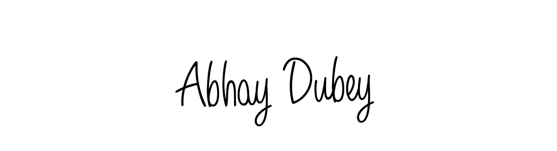 Create a beautiful signature design for name Abhay Dubey. With this signature (Angelique-Rose-font-FFP) fonts, you can make a handwritten signature for free. Abhay Dubey signature style 5 images and pictures png