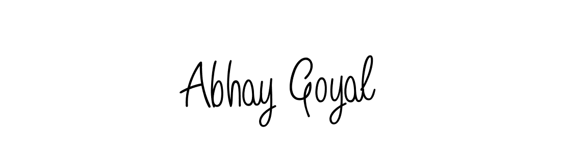 How to make Abhay Goyal signature? Angelique-Rose-font-FFP is a professional autograph style. Create handwritten signature for Abhay Goyal name. Abhay Goyal signature style 5 images and pictures png