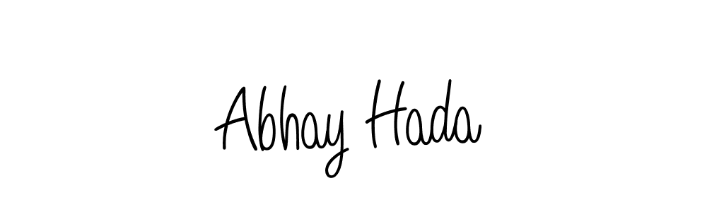 You should practise on your own different ways (Angelique-Rose-font-FFP) to write your name (Abhay Hada) in signature. don't let someone else do it for you. Abhay Hada signature style 5 images and pictures png