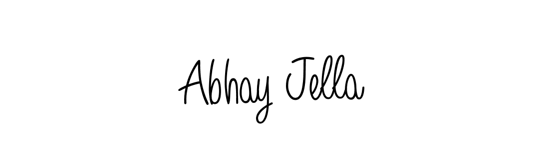 if you are searching for the best signature style for your name Abhay Jella. so please give up your signature search. here we have designed multiple signature styles  using Angelique-Rose-font-FFP. Abhay Jella signature style 5 images and pictures png